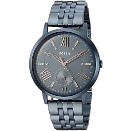 Watch strap Fossil ES4267 Stainless steel Blue 20mm